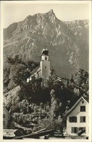 Glarus GL Burg Kapelle Kat. Glarus