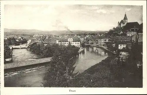 Thun BE Panorama Kat. Thun