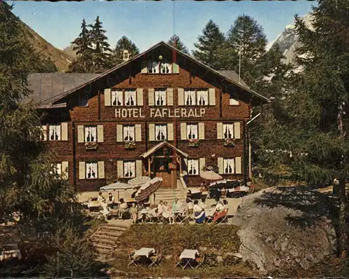 Loetschental Hotels Fafleralp Kat. Kippel