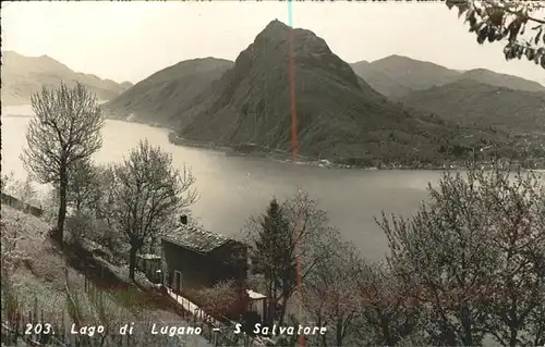 Lago di Lugano e San Salvatore Kat. Italien