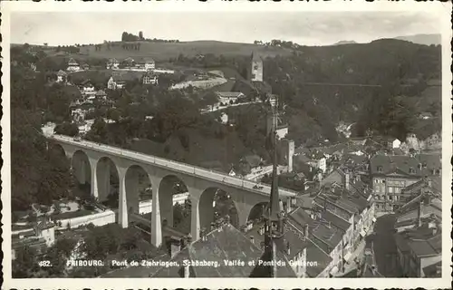 Fribourg Pont de Zaehringen Schoenberg Viadukt