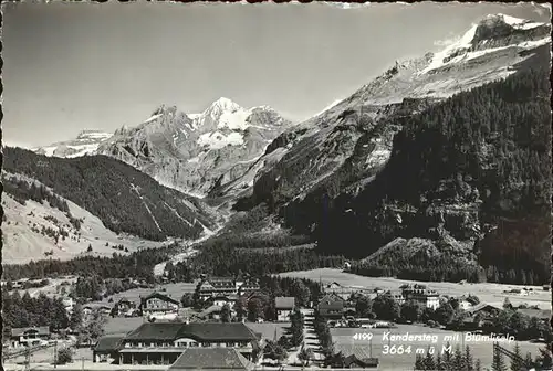 Kandersteg BE mit Bluemlisalp Kat. Kandersteg