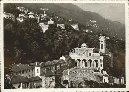 Locarno Basilica Madonna del Sasso e Orselina Wallfahrtskirche / Locarno /Bz. Locarno