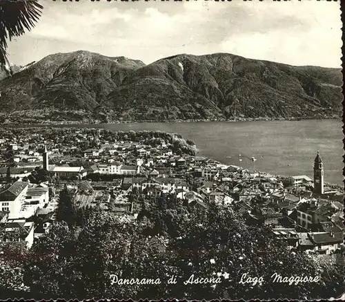 Ascona TI Panorama Lago Maggiore / Ascona /Bz. Locarno