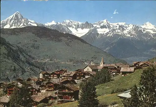 Graechen VS Bietschhorn Aletschhorn Kat. Graechen