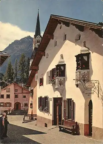 Schuls GR Dorfgasse Kat. Scuol