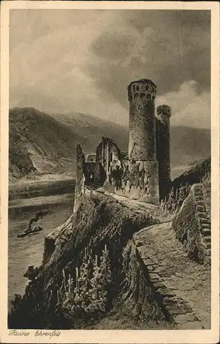 Ehrenfels Bingen Ruine Kat. Bingen am Rhein