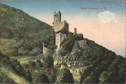 Burg Sooneck Kuenstlerkarte Kat. Appenheim