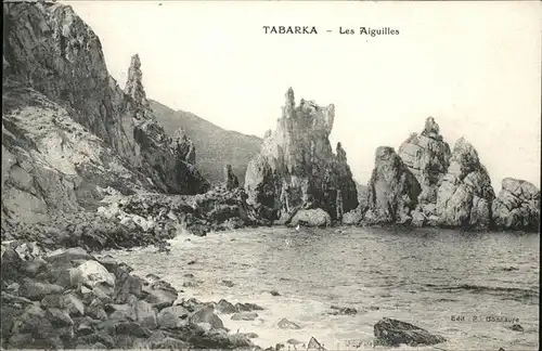 Tabarka Les Aiguilles an der Kueste Kat. Tunesien