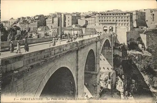 Constantine Pont et Porte El Kantara Kat. Algerien