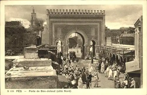 Fes Fez Porte de Bou Jeloud Kat. Fez