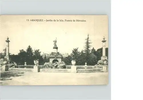 Aranjuez Jardin de la Isla Fuente de Hercules Kat. Spanien