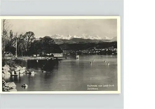 Zuerich Fischstube vom Landidoerfli Zuerichhorn See / Zuerich /Bz. Zuerich City