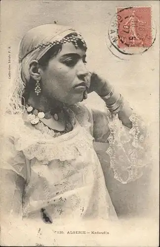 Algerien Kadoudja Tracht Kat. Algerien