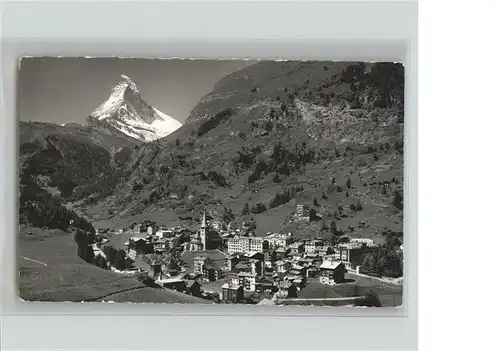 Zermatt VS Panorama mit Matterhorn Feldpost Kat. Zermatt