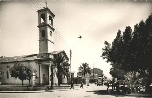 Guelma Eglise et la Rue St. Augustin Kat. Algerien
