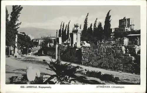 Athens Athen Athenes Ceramique Kat. Griechenland