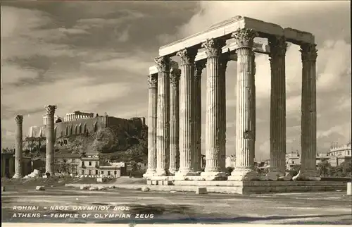 Athenes Athen Temple of Olympian Zeus Kat. Griechenland