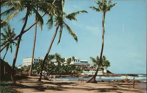 Ceylon = Sri Lanka Mount Lavinia Hotel and Beach Kat. 