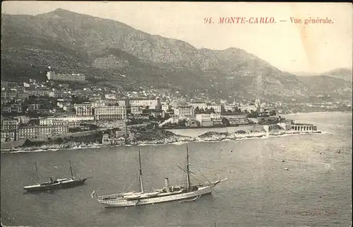 kk31623 Monte-Carlo Vue generale Kategorie. Monte-Carlo Alte Ansichtskarten