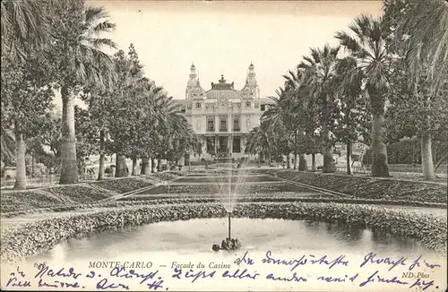 kk31653 Monte-Carlo Casino Kategorie. Monte-Carlo Alte Ansichtskarten