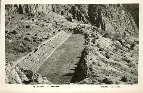 Delphi Delfi Le Stade Kat. Golf von Korinth