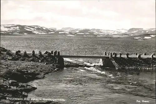 Hardanger Krekkjavann med Jokelen Hardangervidda Kat. Norwegen