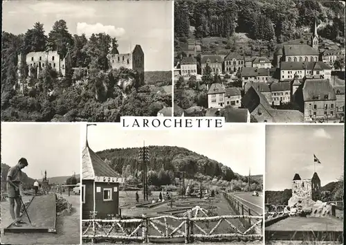 Larochette Luxembourg Kirche Ruine Minigolf Kat. Luxemburg