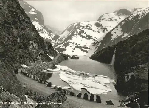 Telemarken Gorsvatnet Seljestadt ruten Odda Kat. Norwegen