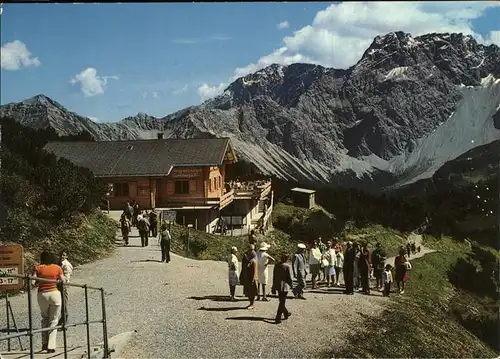 Malbun Bergrestaurant Sareiserjoch Blankus Spusengang Panueeler Kat. Liechtenstein