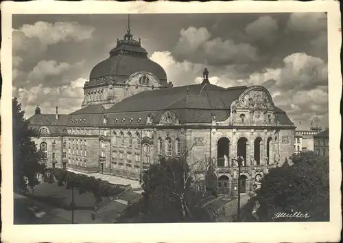 Foto Mueller Adolf Freiburg Stadttheater Kat. Freiburg im Breisgau