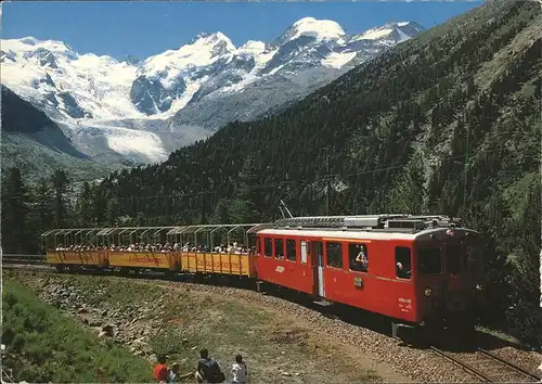Berninabahn Bellavista Piz Bernina Kat. Eisenbahn