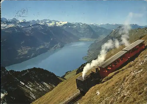 Brienz Rothornbahn Brienzersee Berner Alpen Grosshorn Diablerets Kat. Eisenbahn