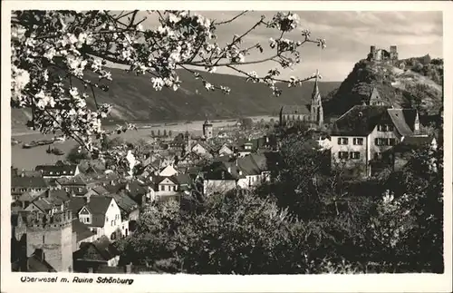 kk34619 Foto Zeitz F.G. Nr. 20 Oberwesel Ruine Schoenburg Kategorie. Berchtesgaden Alte Ansichtskarten