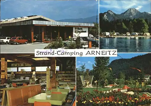 Faak am See Finkenstein Strand Camping Arneitz Minigolf Kat. Finkenstein am Faaker See