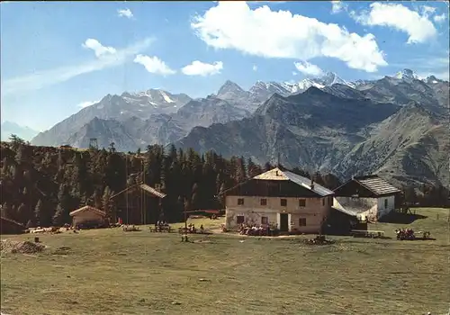Schenna Meran Gasthaus Tallner Alm Hirzerhuette Sarntaler Alpen / Italien /Bozen