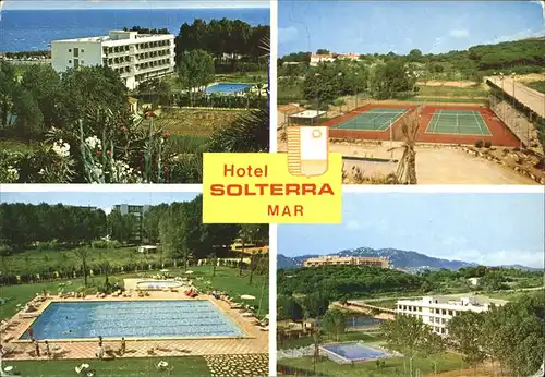 Lloret de Mar Hotel Solterra Schwimmbad Tennisplatz Kat. Costa Brava Spanien