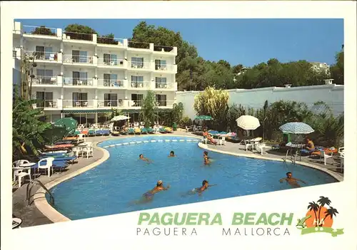 Paguera Mallorca Islas Baleares Hotel Piscina Schwimmbad Kat. Calvia