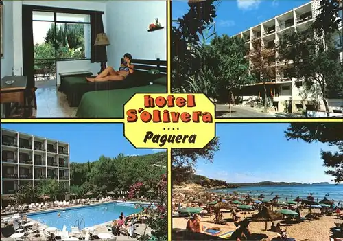 Paguera Mallorca Islas Baleares Hotel S Olivera Piscina Playa Kat. Calvia