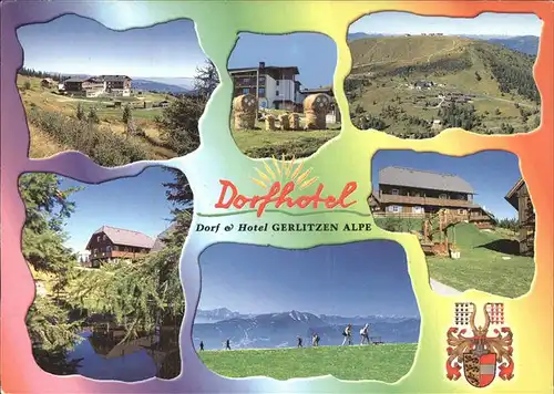 Bodensdorf Steindorf Dorfhotel Gerlitzen Alpe Alpenpanorama Wappen Kat. Steindorf am Ossiacher See Kaernten