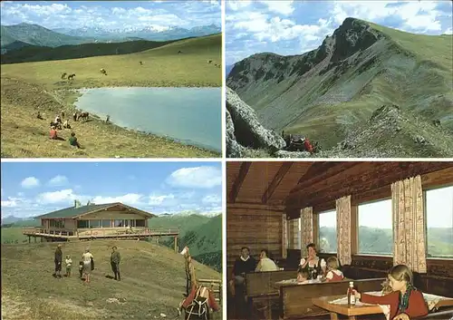 Innerkrems Krems Kaernten Liftgasthaus Gruenleitenalm Friesenholzsee Koenigsstuhl Kat. Krems in Kaernten