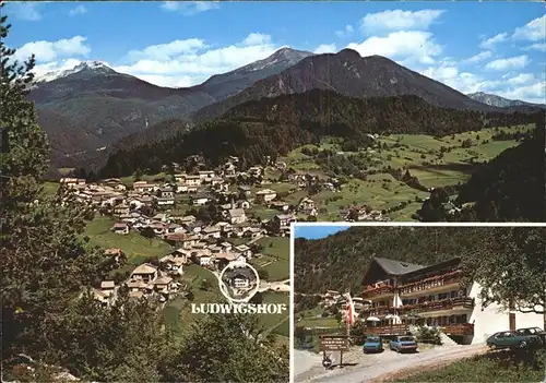 Truden Trodena Suedtirol Panorama Hotel Pension Ludwigshof Kat. Truden im Naturpark Dolomiten