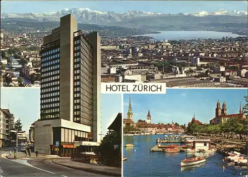 Zuerich Hotel Zuerich Zuerischsee mit Alpenpanorama Boot Kirche / Zuerich /Bz. Zuerich City