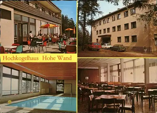 Maiersdorf Niederoesterreich Hochkogelhaus Hohe Wand Hallenschwimmbad Kat. Maiersdorf