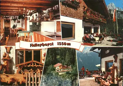 Haller Tirol Gasthof Adlerhorst Holzschnitzerei