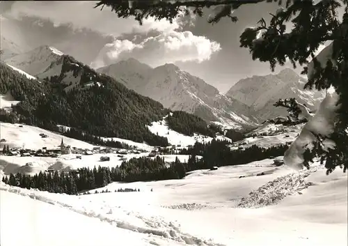 Riezlern Kleinwalsertal Vorarlberg Im Winter Kat. Mittelberg
