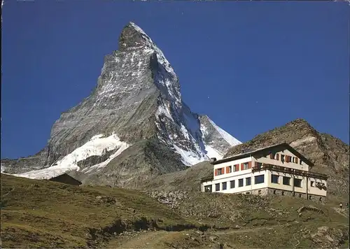 Zermatt VS Hotel Schwarzsee mit Matterhorn Kat. Zermatt