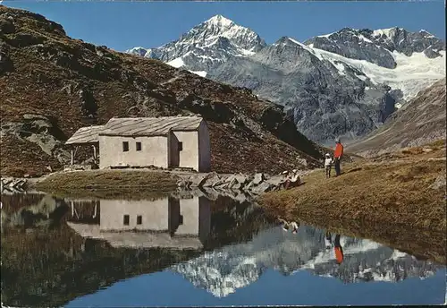 Zermatt VS Schwarzsee mit Kapelle Maria zum Schnee Kat. Zermatt