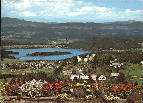 Ruine Finkenstein Kaernten Mit Faakersee