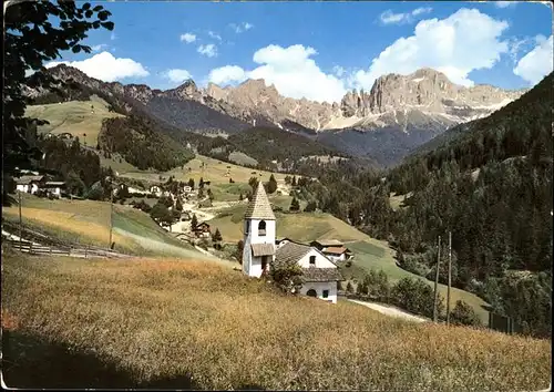 St Cyprian Panorama mit Rosengarten und Dolomiten Kat. Italien